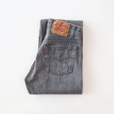 画像1: LEVI'S 501 GRAY DENIM PANTS "INSEAM SINGLE" "made in USA" 【W28程度】 (1)