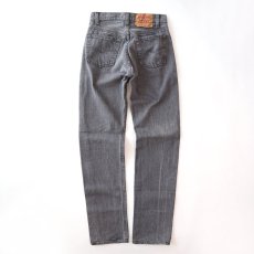 画像4: LEVI'S 501 GRAY DENIM PANTS "INSEAM SINGLE" "made in USA" 【W28程度】 (4)