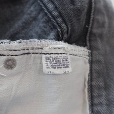 画像10: LEVI'S 501 GRAY DENIM PANTS "INSEAM SINGLE" "made in USA" 【W28程度】 (10)