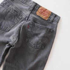 画像7: LEVI'S 501 GRAY DENIM PANTS "INSEAM SINGLE" "made in USA" 【W28程度】 (7)