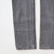 画像6: LEVI'S 501 GRAY DENIM PANTS "INSEAM SINGLE" "made in USA" 【W28程度】 (6)