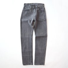 画像2: LEVI'S 501 GRAY DENIM PANTS "INSEAM SINGLE" "made in USA" 【W28程度】 (2)