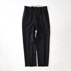 画像1: OLD MITIN WOOL EURO TUCK TUXEDO SLACKS (1)