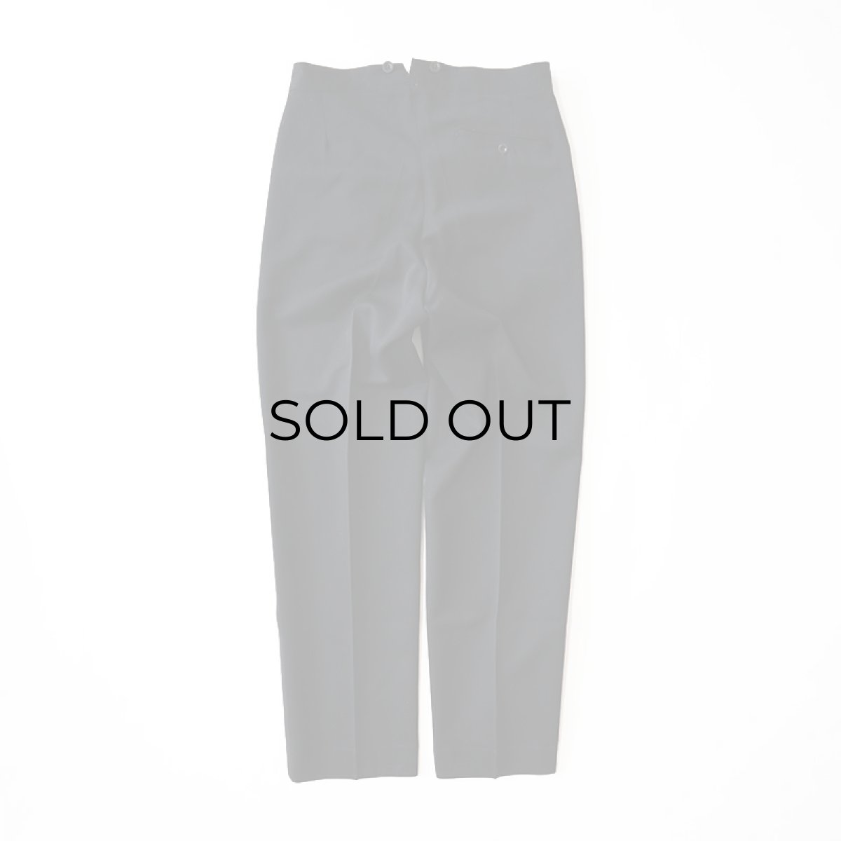 画像3: OLD MITIN WOOL EURO TUCK TUXEDO SLACKS (3)