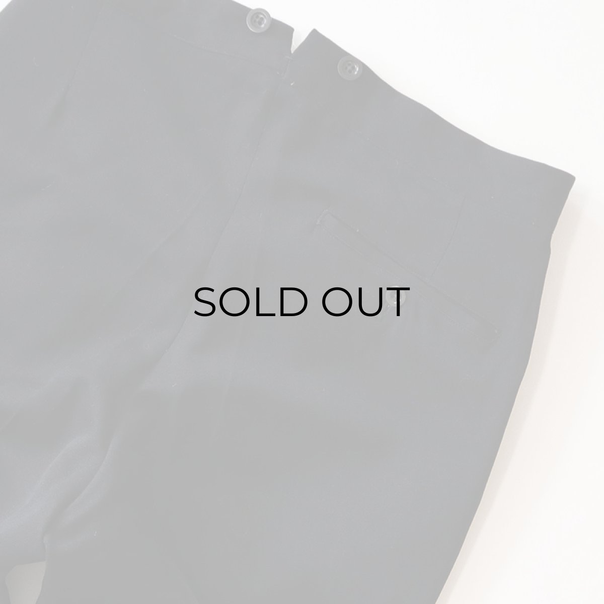 画像11: OLD MITIN WOOL EURO TUCK TUXEDO SLACKS (11)