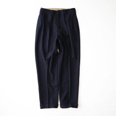 画像1: 〜50's UNKNOWN BRAND WOOL TUCK SLACKS (1)