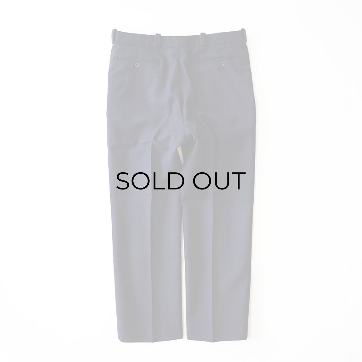 画像3: OLD UNKNOWN BRAND WOOL RAYON EURO TUCK DRESS SLACKS (3)