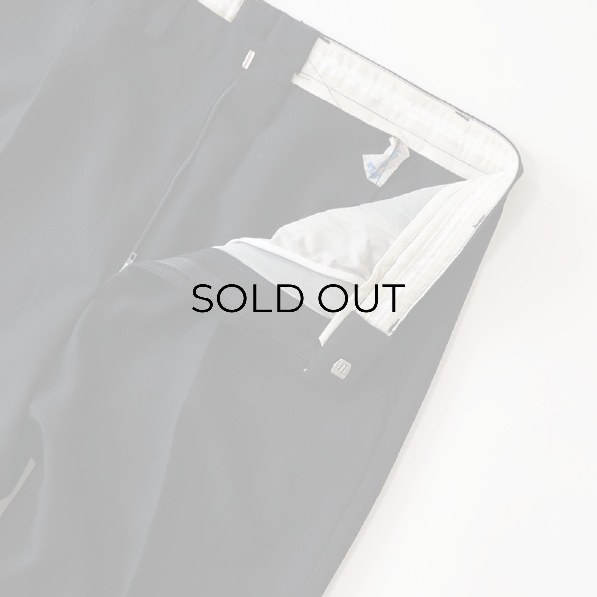 画像4: OLD UNKNOWN BRAND WOOL EURO TUCK DRESS SLACKS (4)