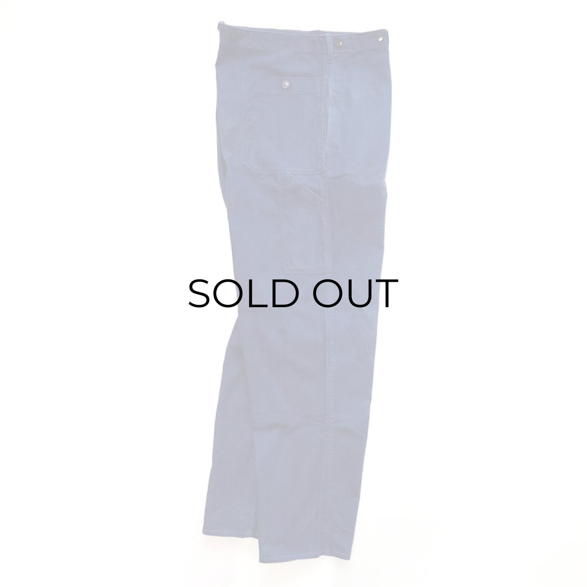 画像3: OLD UNKNOWN BRAND COTTON TWILL GERMAN WORK PANTS (3)