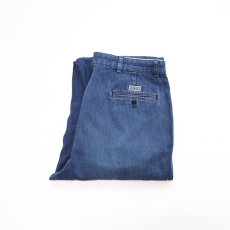 画像1: Polo by Ralph Lauren "POLO DENIM" COTTON DENIM TUCK PANTS (1)