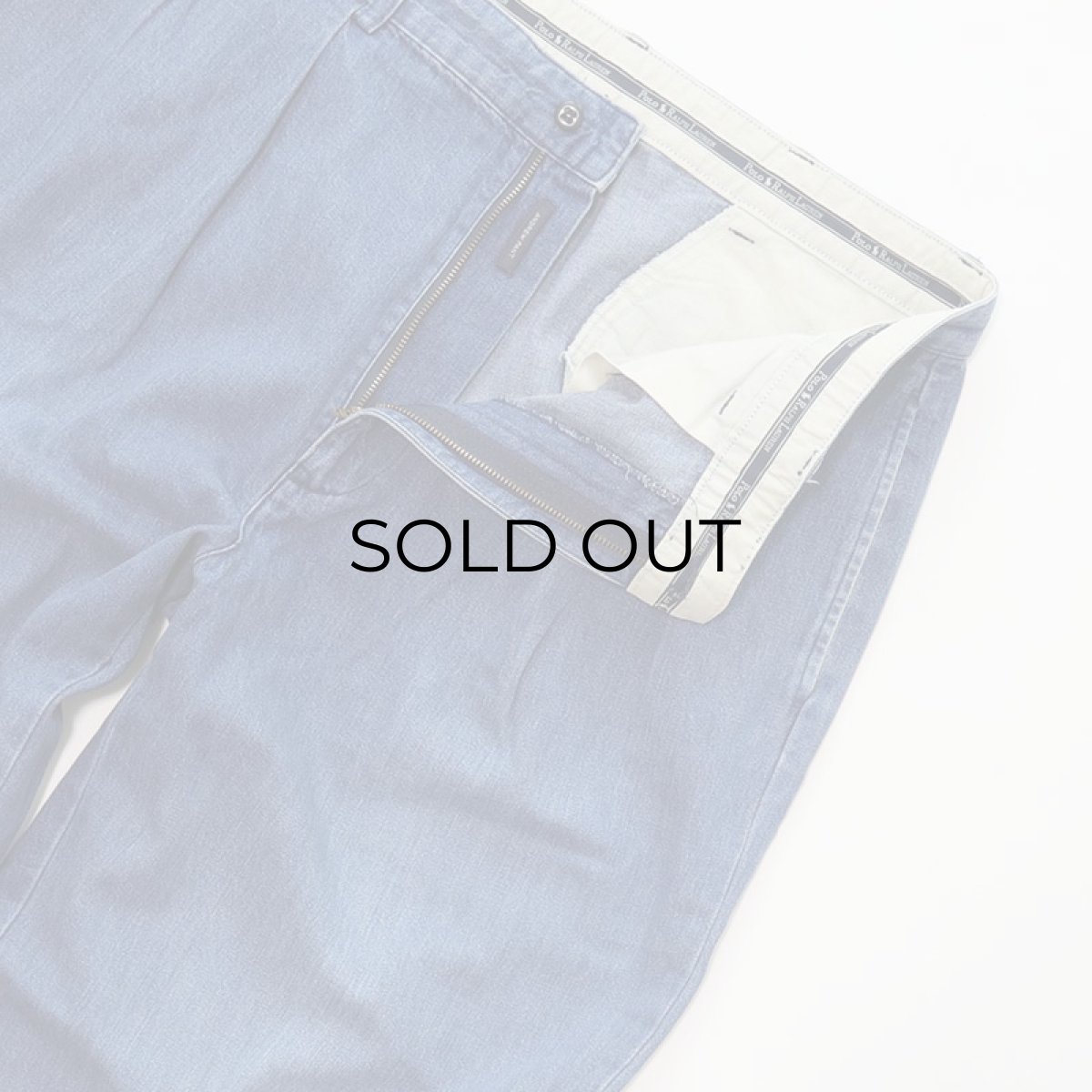 画像5: Polo by Ralph Lauren "POLO DENIM" COTTON DENIM TUCK PANTS (5)