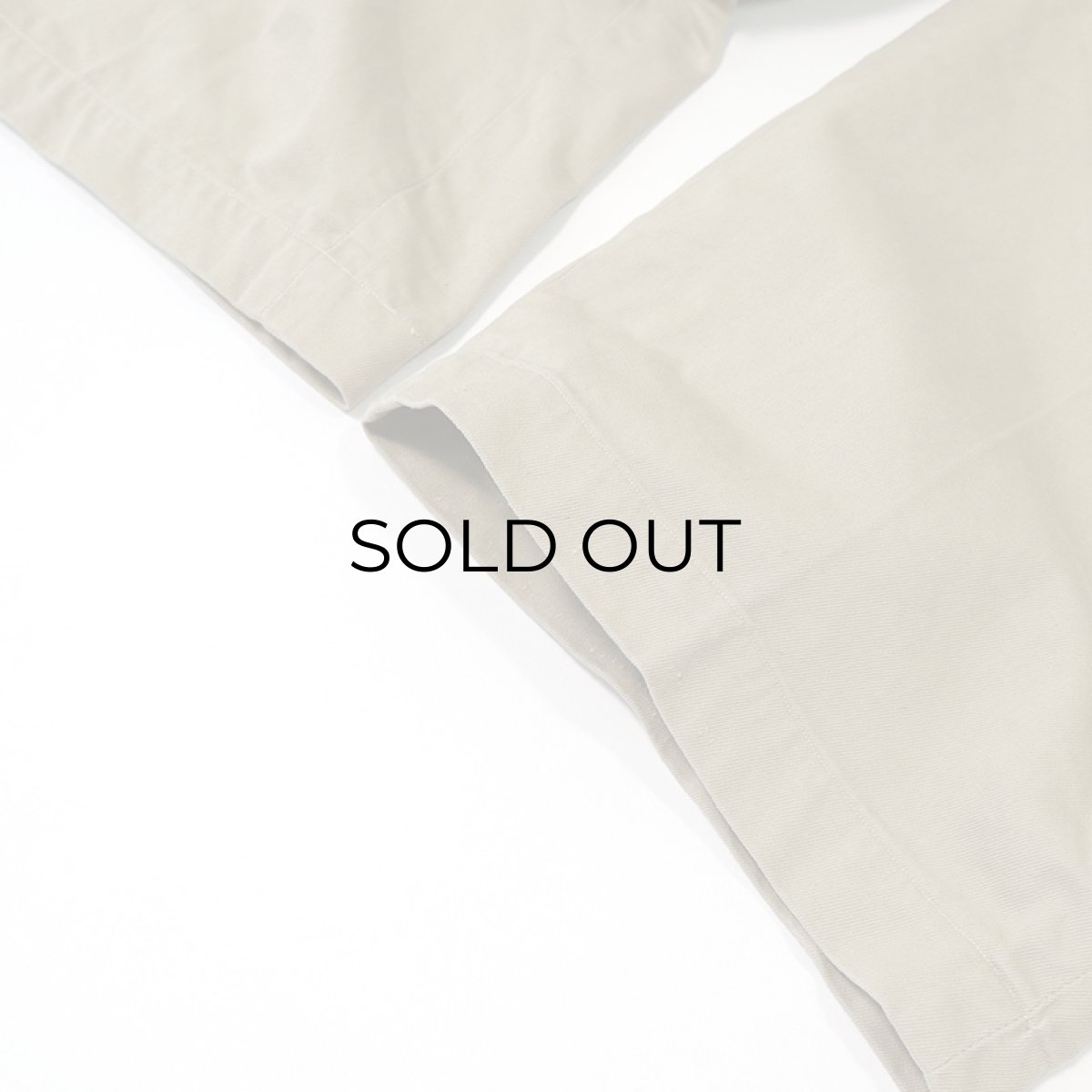 画像6: 60's US MILITARY COTTON KHAKI TROUSERS 【W32 x L25.5 程度】 (6)