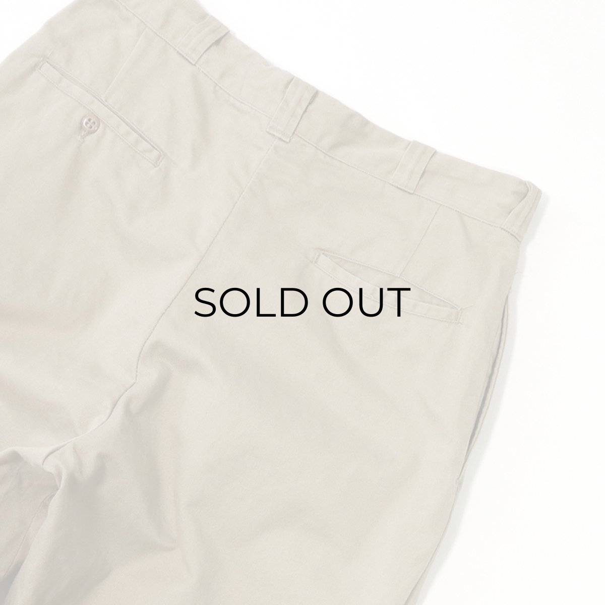 画像7: 60's US MILITARY COTTON KHAKI TROUSERS 【W32 x L25.5 程度】 (7)