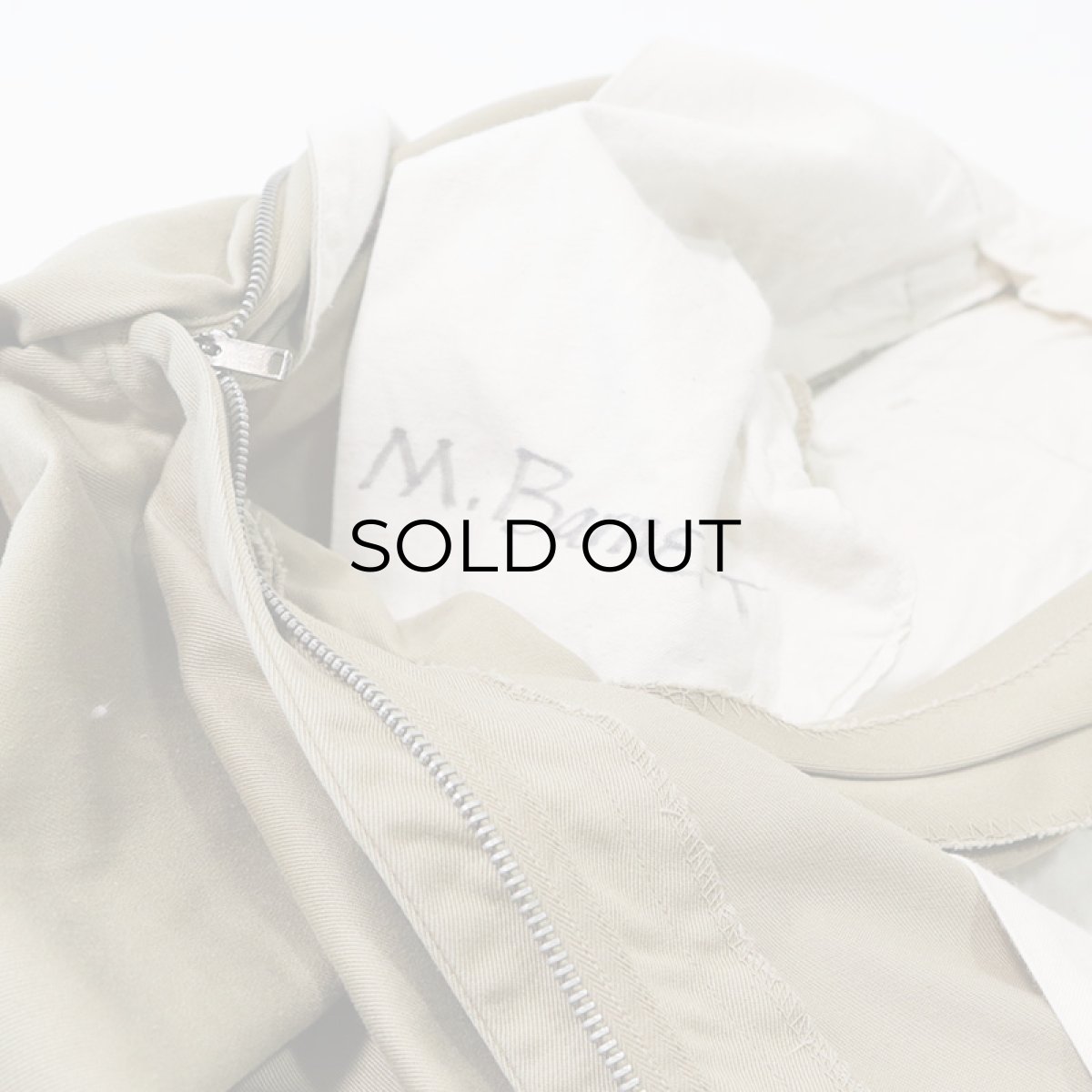 画像10: 60's US MILITARY COTTON KHAKI TROUSERS 【W32 x L25.5 程度】 (10)