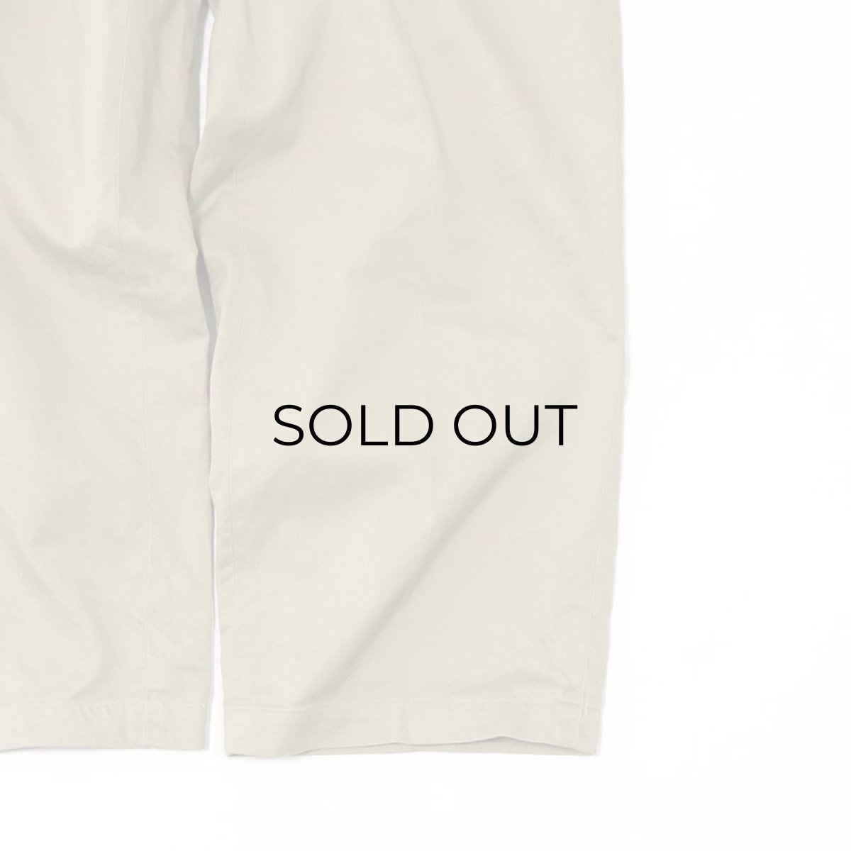 画像5: 60's US MILITARY COTTON KHAKI TROUSERS 【W32 x L25.5 程度】 (5)