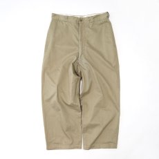 画像2: 60's US MILITARY COTTON KHAKI TROUSERS 【W32 x L25.5 程度】 (2)