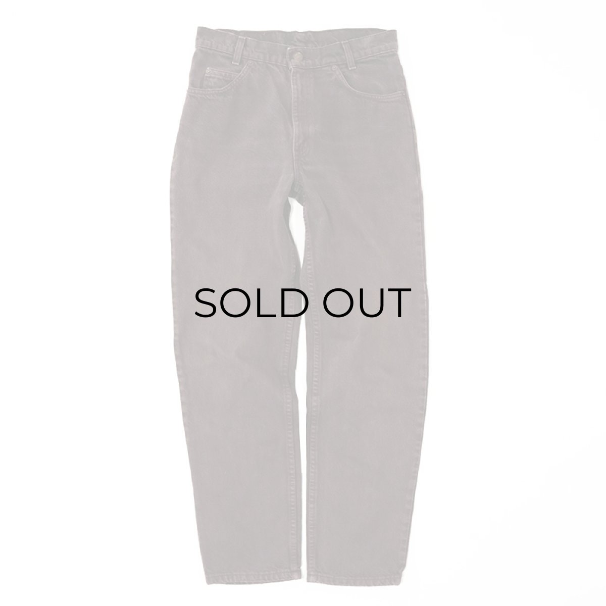 画像2: LEVI'S 550 BROWN DENIM PANTS "made in USA" 【W30 程度】 (2)