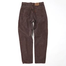 画像3: LEVI'S 550 BROWN DENIM PANTS "made in USA" 【W30 程度】 (3)