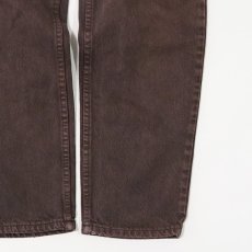 画像5: LEVI'S 550 BROWN DENIM PANTS "made in USA" 【W30 程度】 (5)