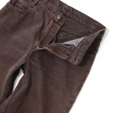 画像4: LEVI'S 550 BROWN DENIM PANTS "made in USA" 【W30 程度】 (4)