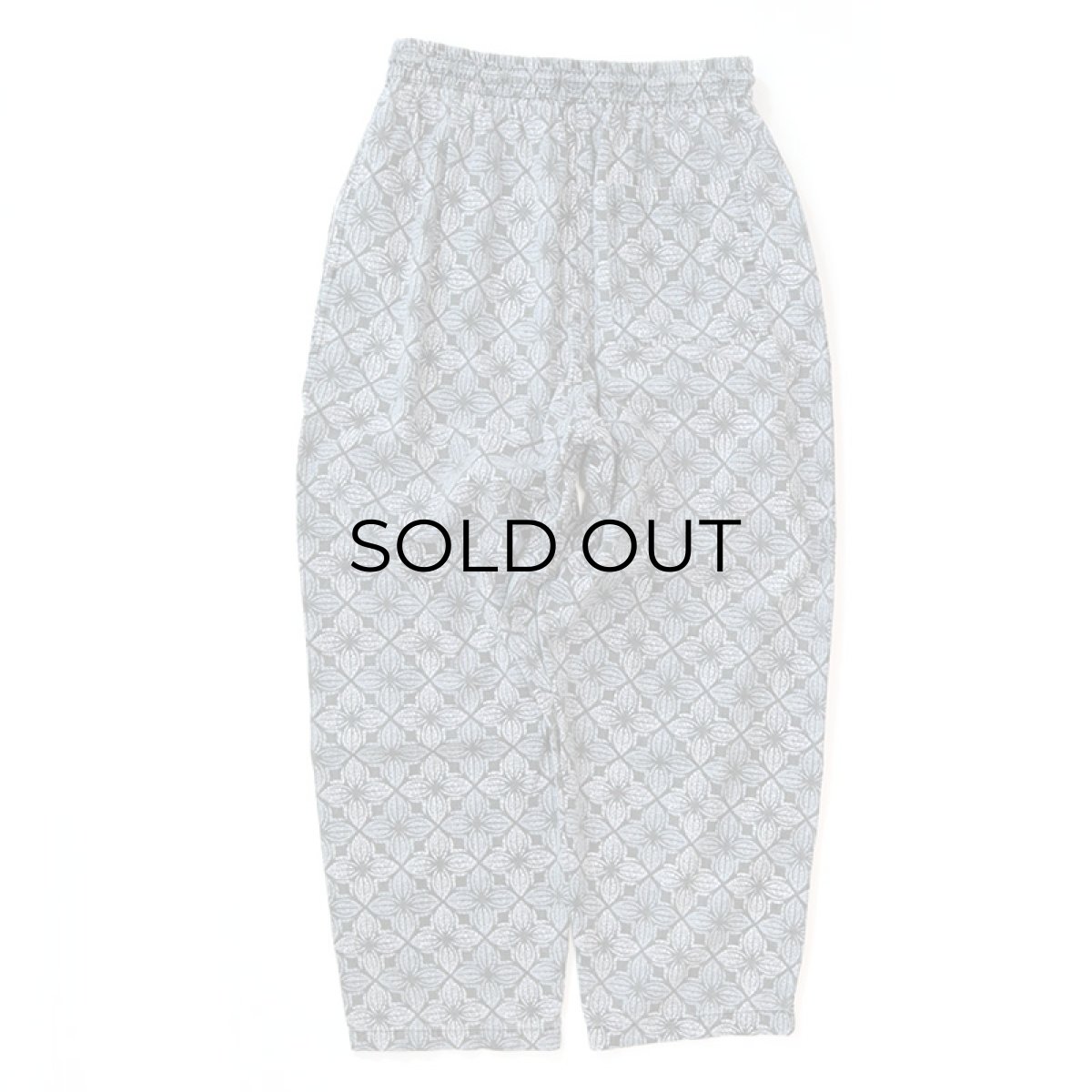 画像4: 80's East Pole COTTON ALL OVER PATTERN EASY PANTS (4)