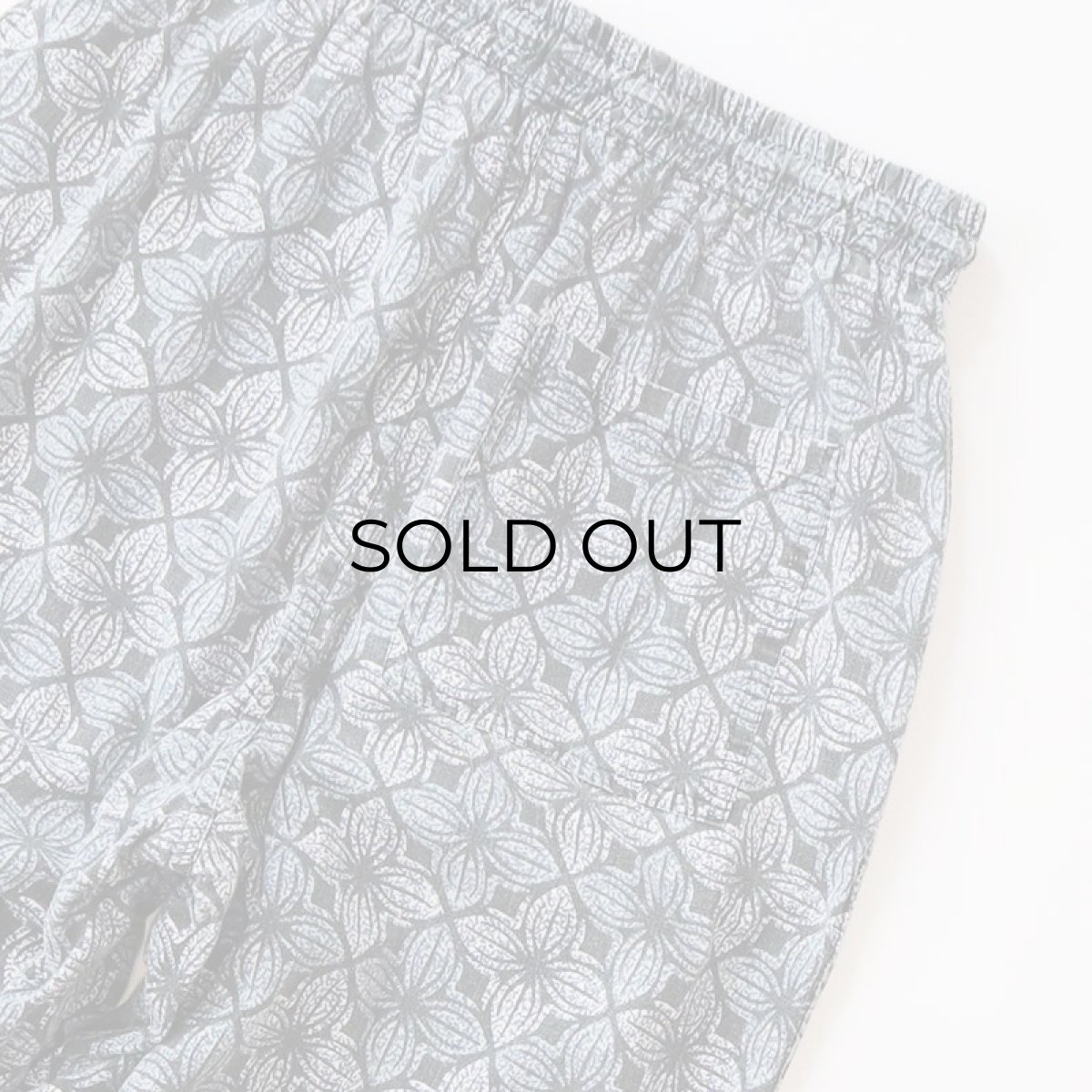 画像8: 80's East Pole COTTON ALL OVER PATTERN EASY PANTS (8)