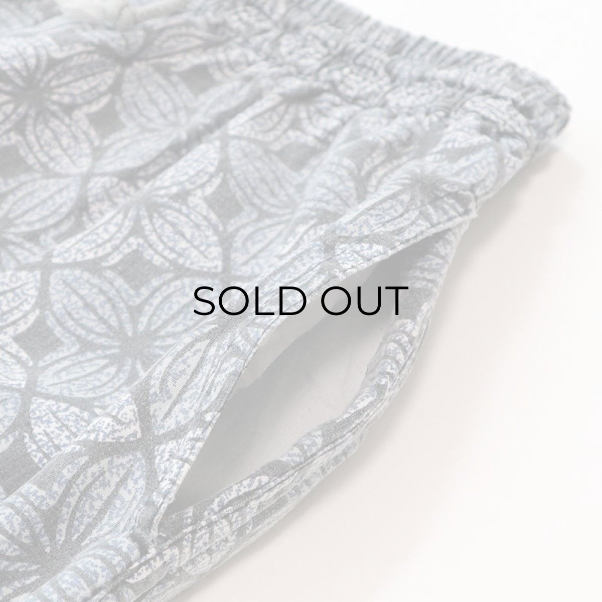 画像7: 80's East Pole COTTON ALL OVER PATTERN EASY PANTS (7)