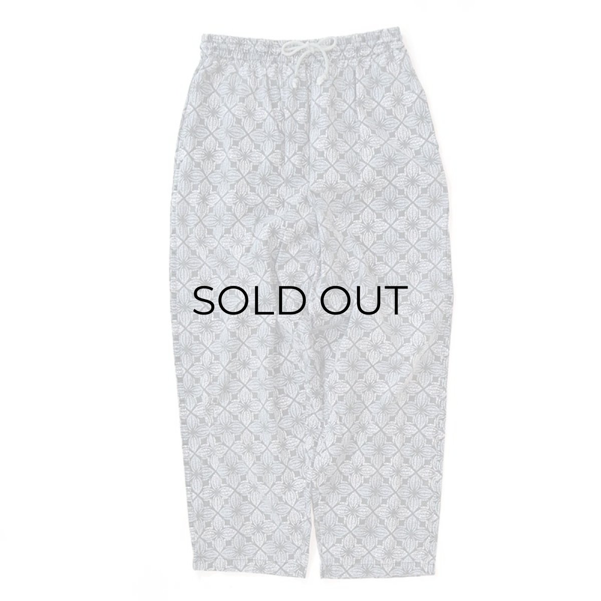 画像2: 80's East Pole COTTON ALL OVER PATTERN EASY PANTS (2)