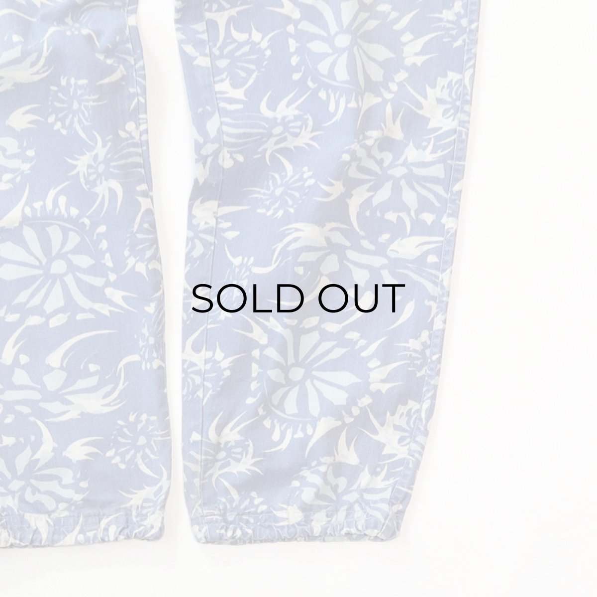 画像6: 80's VER TI CAL COTTON ALL OVER PATTERN EASY PANTS (6)