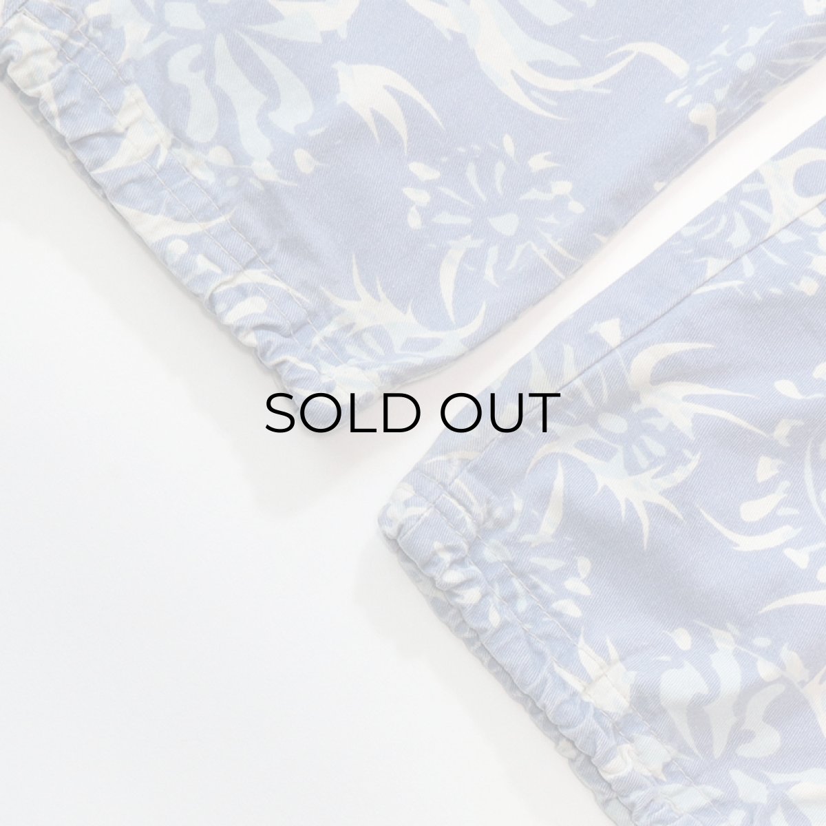 画像10: 80's VER TI CAL COTTON ALL OVER PATTERN EASY PANTS (10)