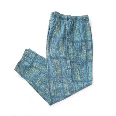 画像1: 〜90's Wannabee COTTON ALL OVER PATTERN EASY PANTS (1)