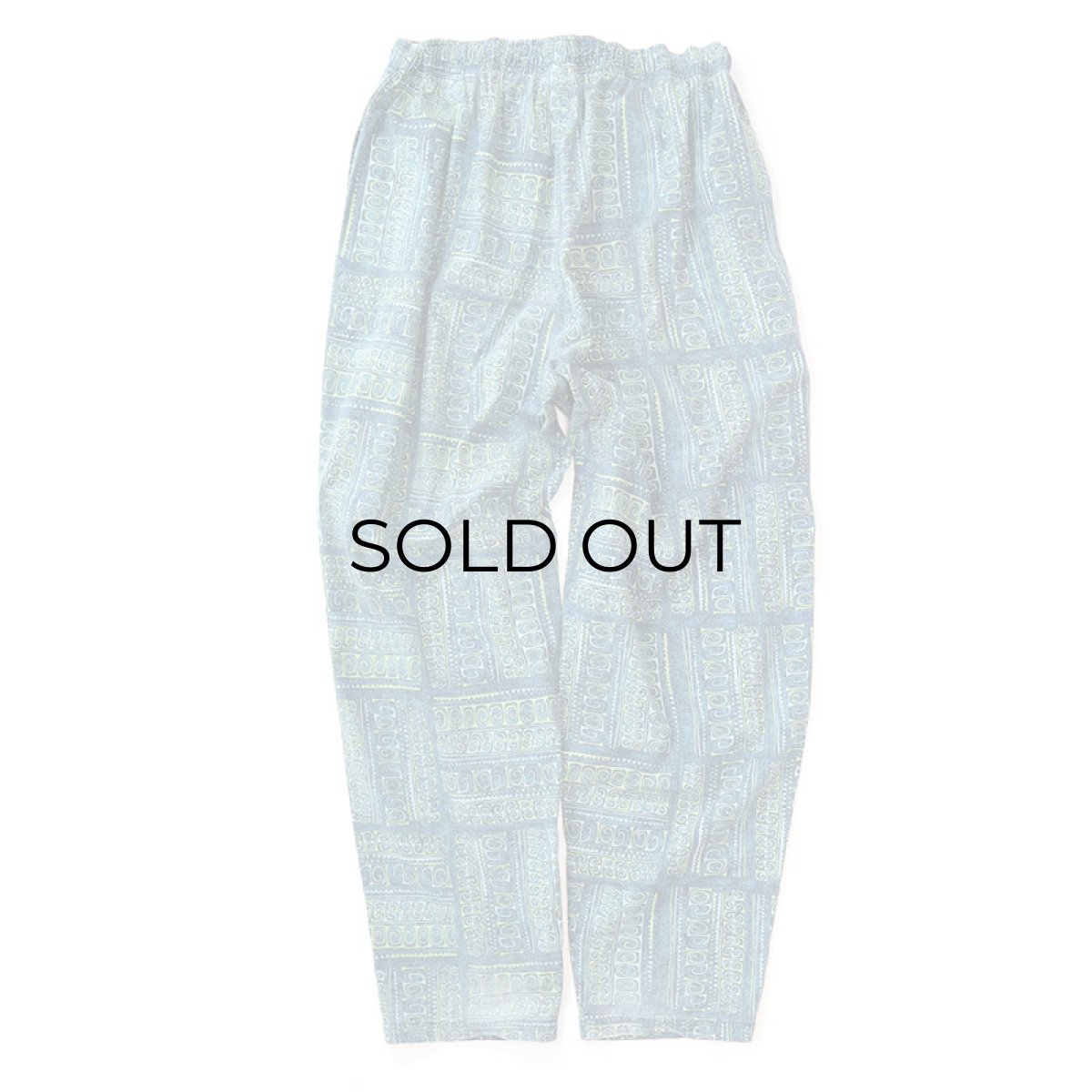 画像4: 〜90's Wannabee COTTON ALL OVER PATTERN EASY PANTS (4)