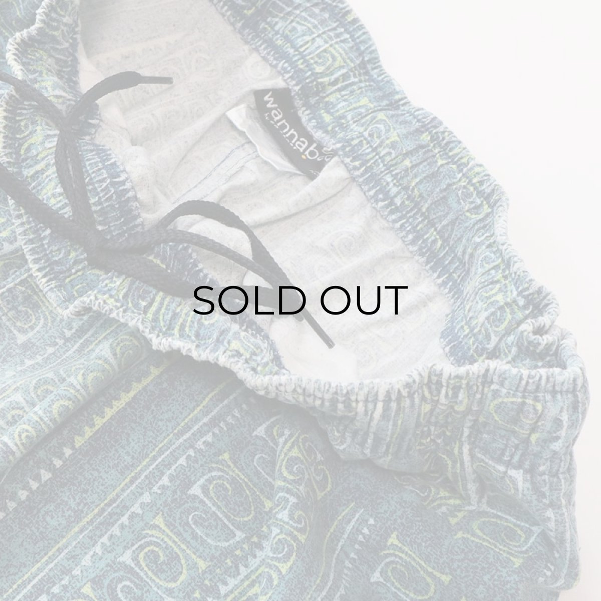 画像8: 〜90's Wannabee COTTON ALL OVER PATTERN EASY PANTS (8)