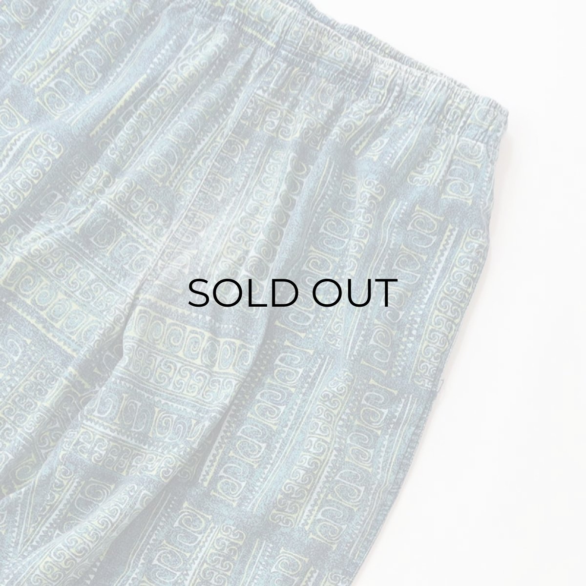 画像5: 〜90's Wannabee COTTON ALL OVER PATTERN EASY PANTS (5)