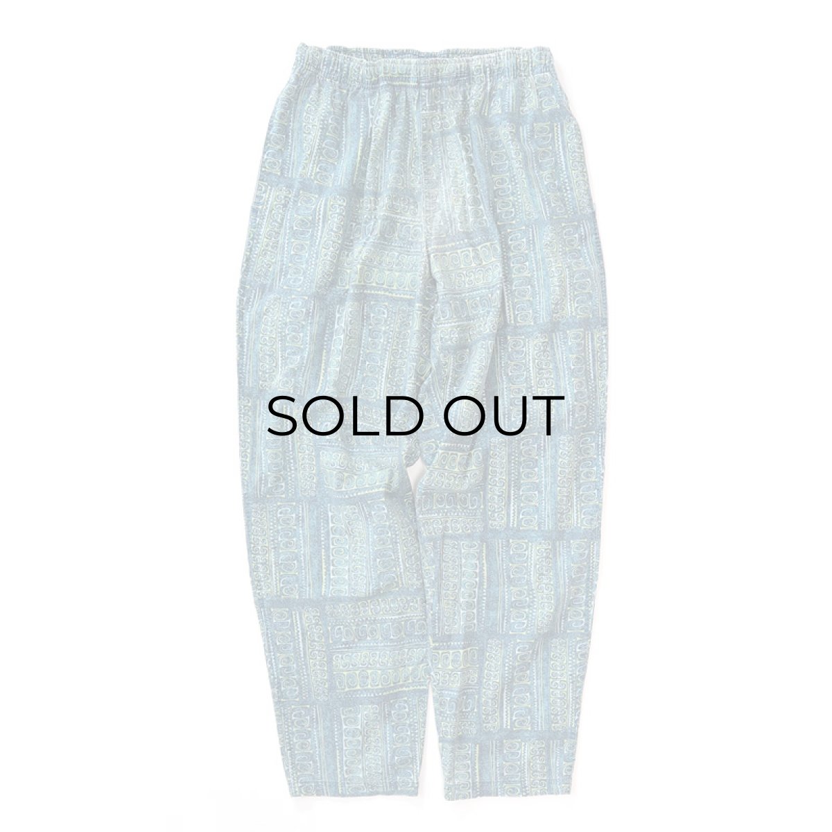 画像2: 〜90's Wannabee COTTON ALL OVER PATTERN EASY PANTS (2)
