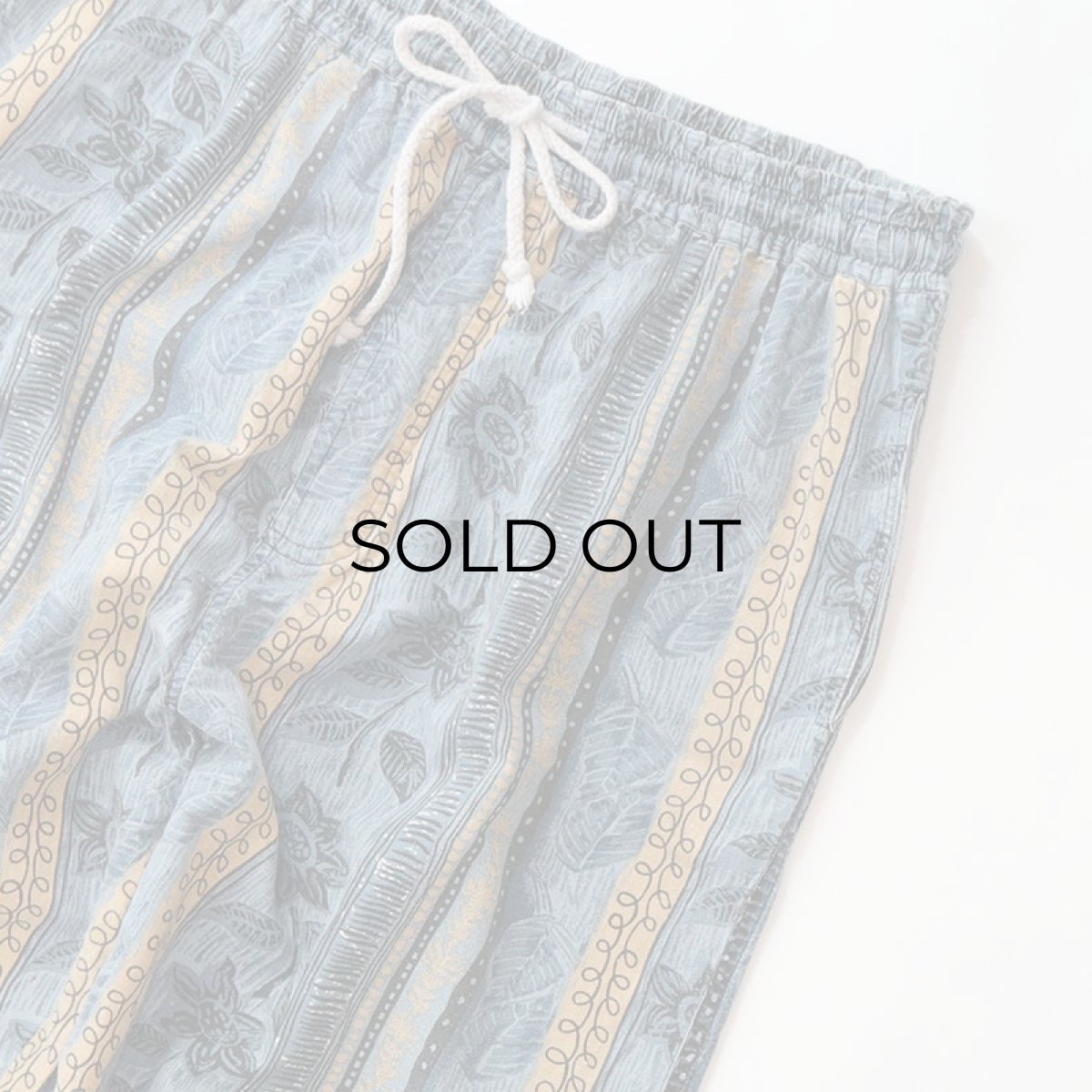 画像5: 〜90's ACTION'S COTTON ALL OVER PATTERN EASY PANTS (5)