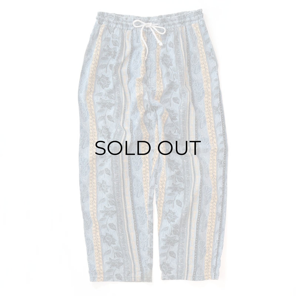 画像2: 〜90's ACTION'S COTTON ALL OVER PATTERN EASY PANTS (2)