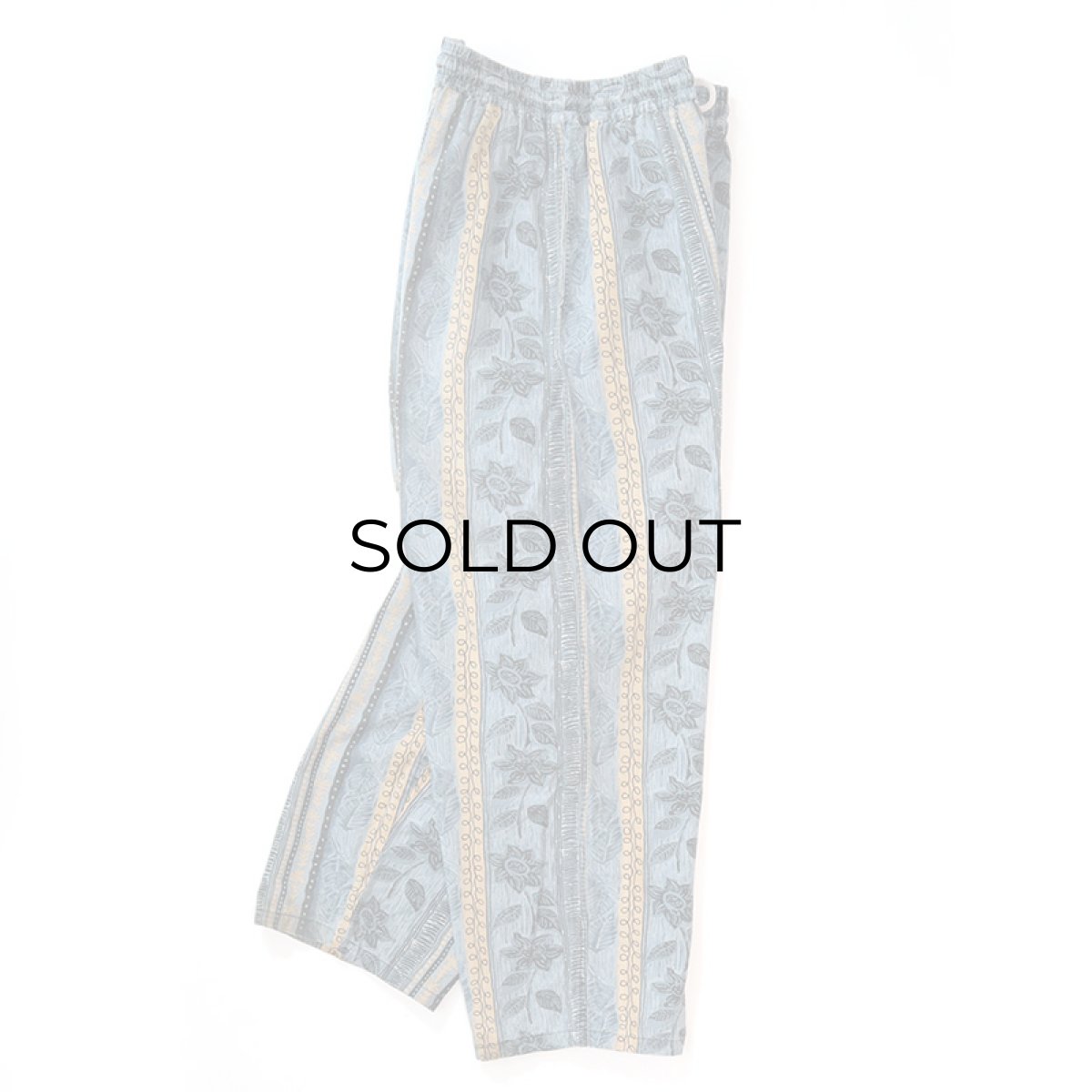 画像3: 〜90's ACTION'S COTTON ALL OVER PATTERN EASY PANTS (3)