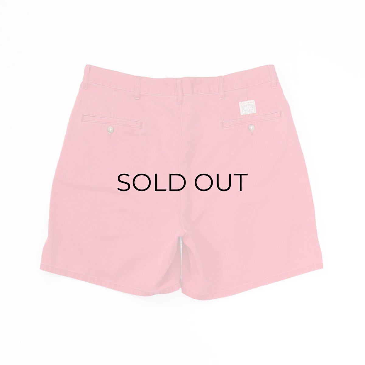 画像3: 90's Polo by Ralph Lauren "POLO CHINO" COTTON TWILL TUCK SHORTS【W34 程度】 (3)