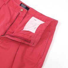 画像4: 90's Polo by Ralph Lauren "POLO CHINO" COTTON TWILL TUCK SHORTS【W34 程度】 (4)