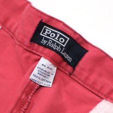 画像7: 90's Polo by Ralph Lauren "POLO CHINO" COTTON TWILL TUCK SHORTS【W34 程度】 (7)