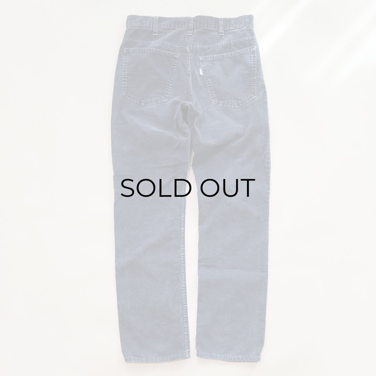画像4: OLD LEVI'S 519 CORDUROY PANTS 【NAVY  W32 程度】 (4)