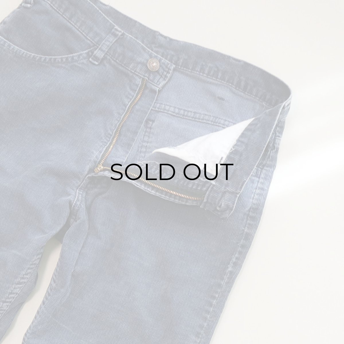 画像5: OLD LEVI'S 519 CORDUROY PANTS 【NAVY  W32 程度】 (5)