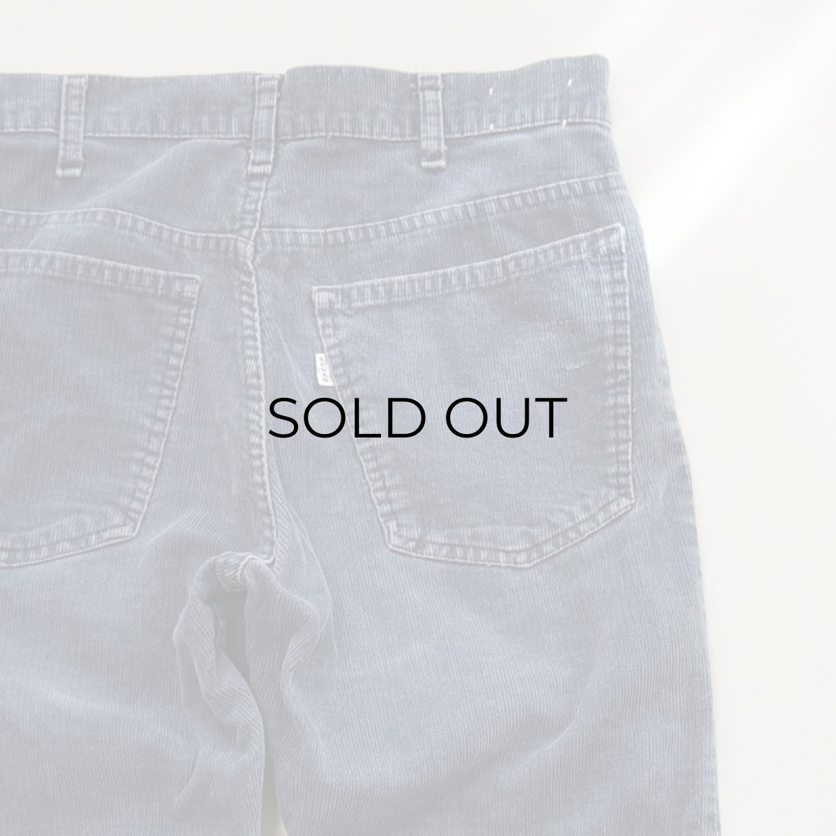 画像7: OLD LEVI'S 519 CORDUROY PANTS 【NAVY  W32 程度】 (7)