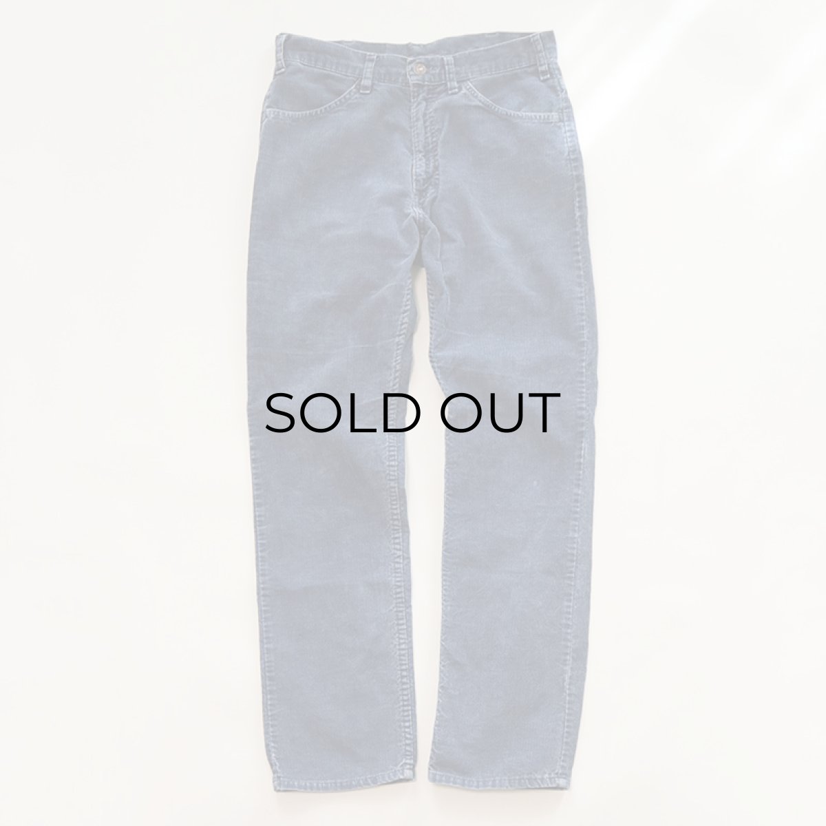 画像2: OLD LEVI'S 519 CORDUROY PANTS 【NAVY  W32 程度】 (2)
