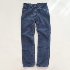 画像2: OLD LEVI'S 519 CORDUROY PANTS 【NAVY  W32 程度】 (2)