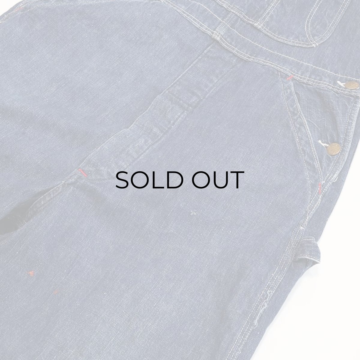 画像5: 〜60's BLUE BELL "CASEY JONES" COTTON DENIM OVERALL (5)