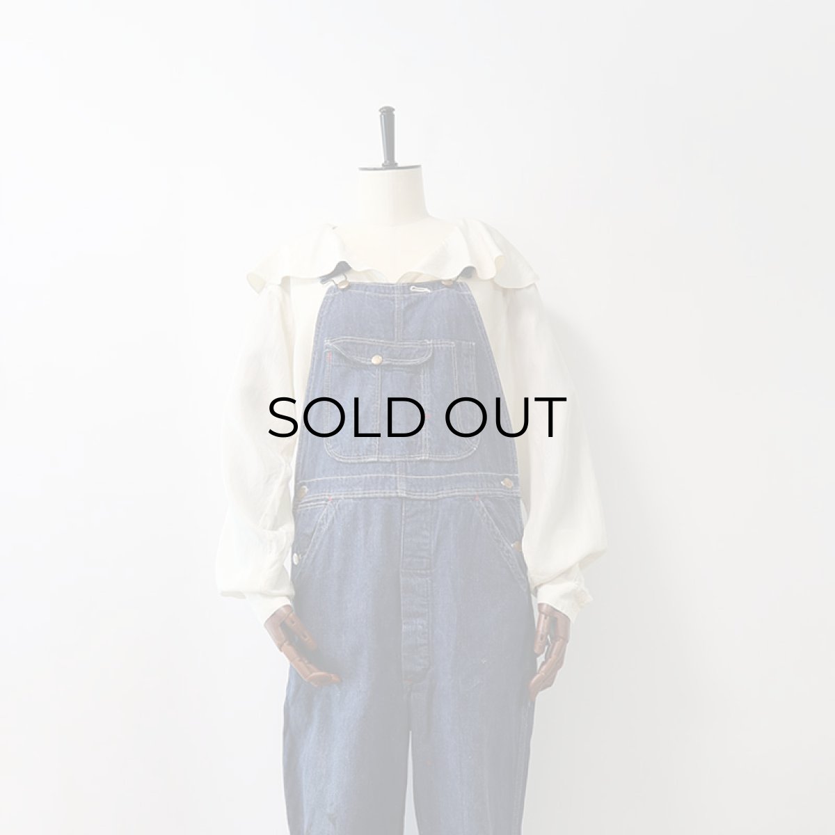 画像10: 〜60's BLUE BELL "CASEY JONES" COTTON DENIM OVERALL (10)