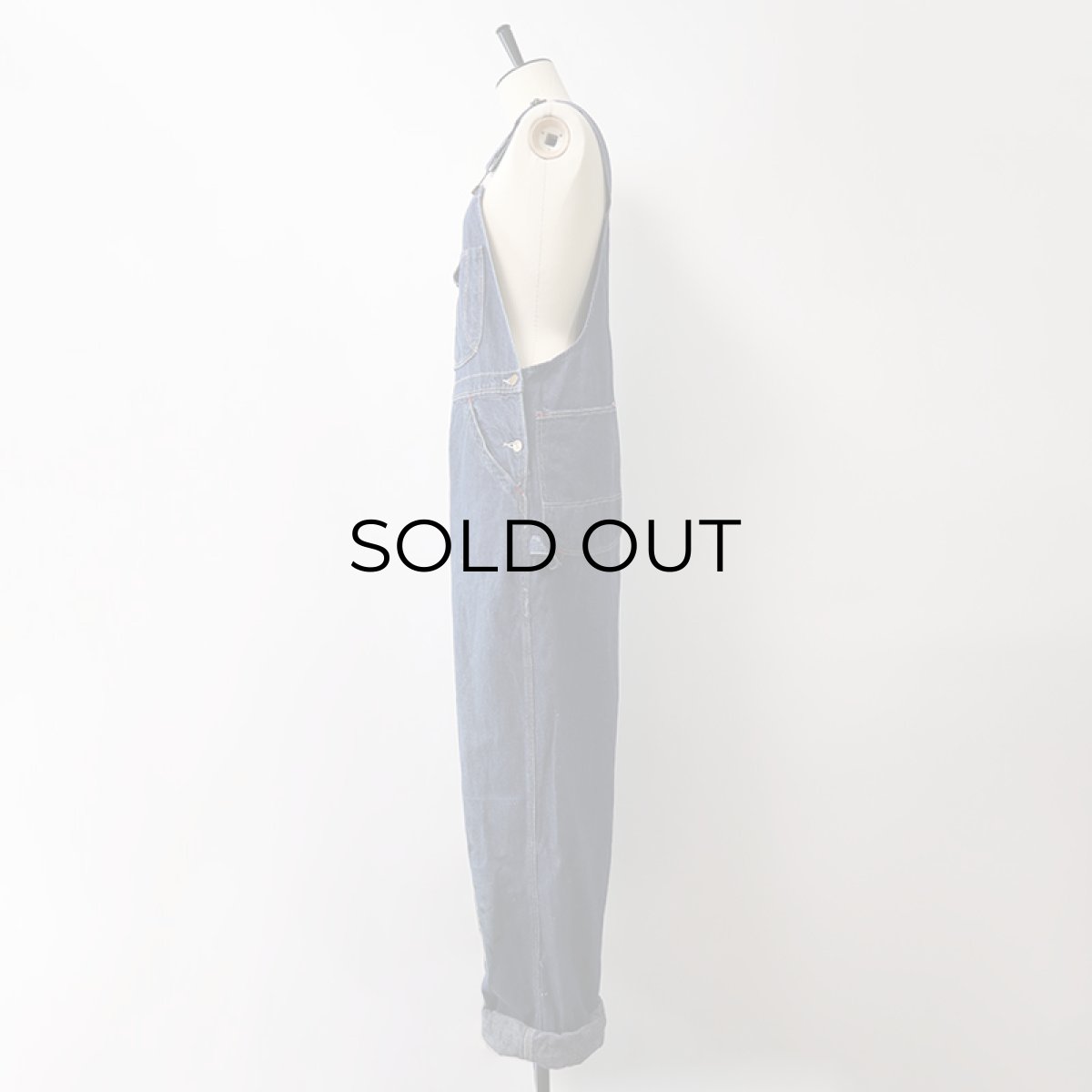 画像12: 〜60's BLUE BELL "CASEY JONES" COTTON DENIM OVERALL (12)