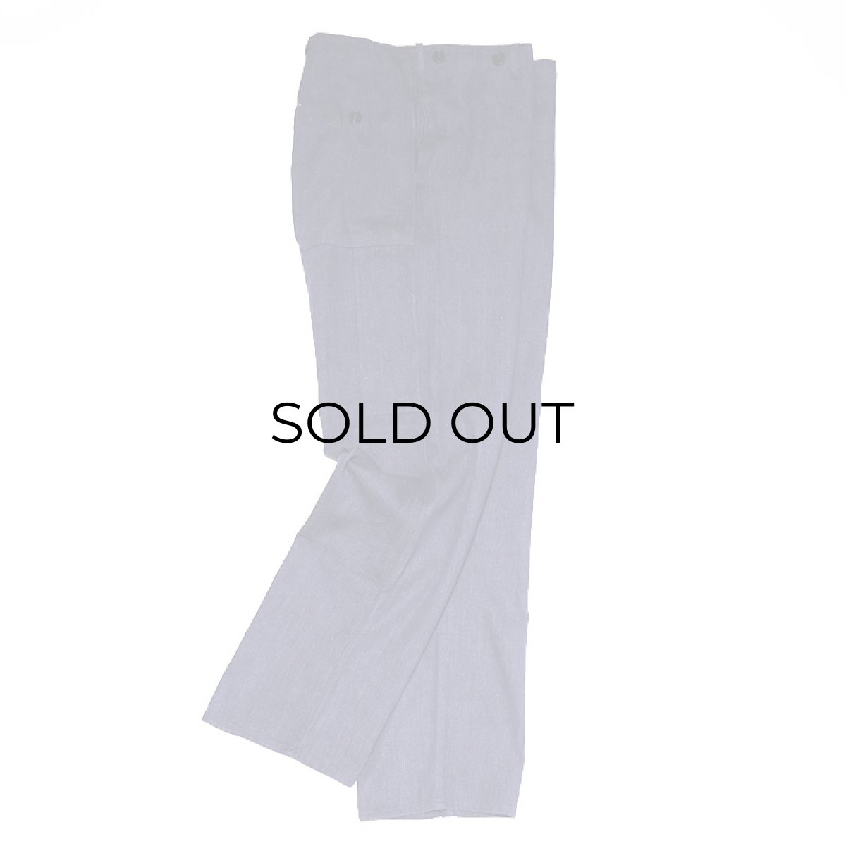 画像3: OLD VEB beb BENNECKENSTEIN Lt.Oz DENIM GERMAN WORK PANTS　【W36 x L31.5 程度】 (3)